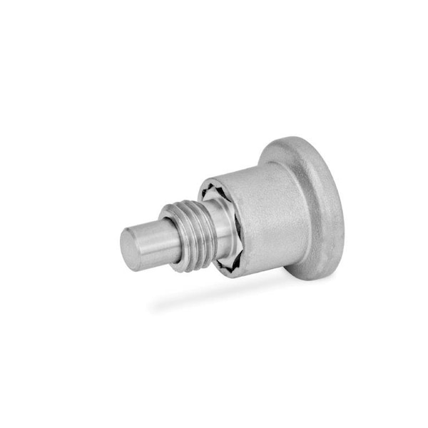 GN822.7-4-M8X1-BN Mini Indexing Plunger
